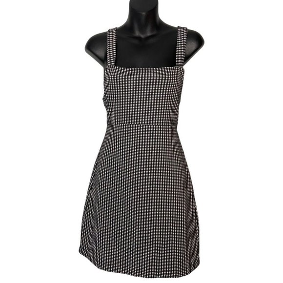 Free People Black and White Mini Dress - Picture 3 of 12